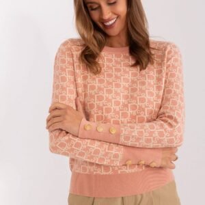 Sweter Damski Model AT-SW-2342.46P Dark Pink - AT