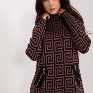 Sweter Damski Model AT-SW-2341.00P Brown - AT