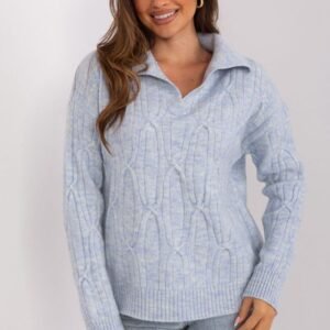 Sweter Damski Model AT-SW-2349-2.27 Błękit - AT
