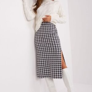 Spódnica Model LK-SD-509400-1.09P White/Black - Lakerta