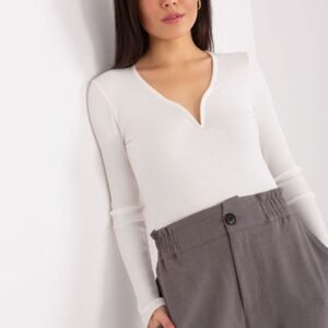 Bluzka Model RV-BZ-9206.45P Ecru - BFG