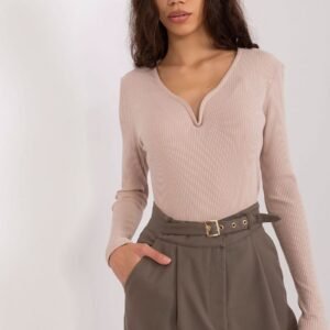 Bluzka Model RV-BZ-9206.20 Beige - BFG