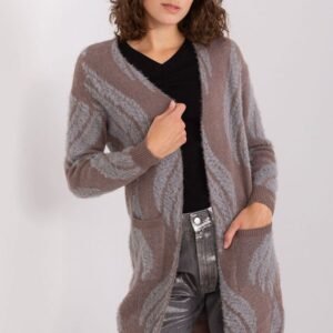 Sweter Kardigan Model AT-SW-234501.00P Dark Brown - AT