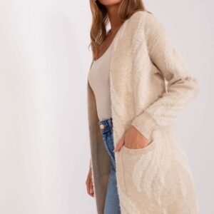 Sweter Kardigan Model AT-SW-234501.00P Light Beige - AT