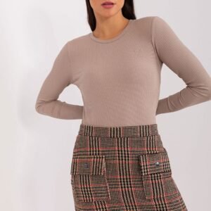 Spódnica Model LK-SD-509478.50P Black/Red - Lakerta