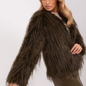 Kurtka Damska Model AT-KR-2359.96P Khaki - AT