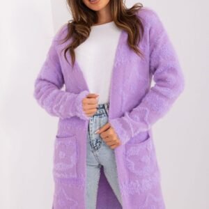 Sweter Kardigan Model AT-SW-234503.00P Light Violet - AT