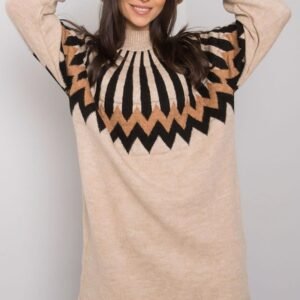 Sukienka Model LC-SK-0098.37X Beige - Rue Paris