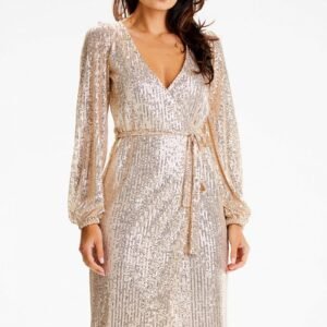 Sukienka Model A632 Beige - awama