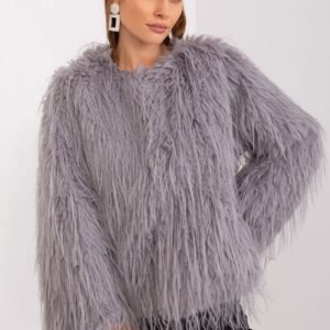Kurtka Damska Model AT-KR-2359.96P Light Grey - AT