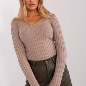 Sweter Damski Model PM-SW-PM1088.25 Dark Beige - Factory Price