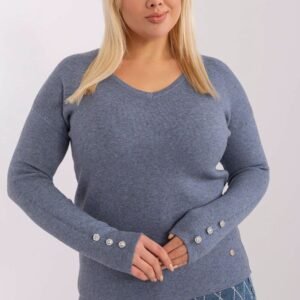 Sweter Damski Model PM-SW-PM1020.12P Grey/Blue - Factory Price