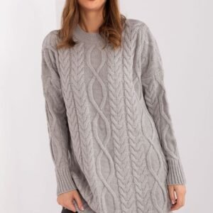 Sukienka Model LC-SK-8012-2.64P Grey - Rue Paris