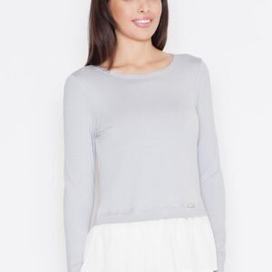 Bluzka Model K269 Dark Grey - Katrus