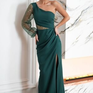 Sukienka Model 296-13 Bottle Green - Bicotone