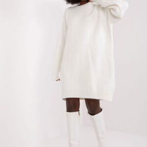 Sukienka Model LC-SK-0568.70P Ecru - Rue Paris