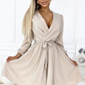Sukienka Model Bindy 339-4 Beige - Numoco