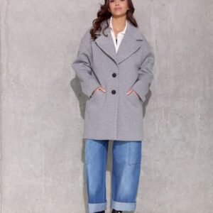 Płaszcz Damski Model Betty CZB PLA0040 Black - Roco Fashion