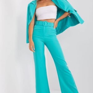 Spodnie Damskie Model DHJ-SP-18737.68 Turkus - Italy Moda