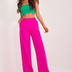 Spodnie Damskie Model WN-SP-8247.64 Fuksja - Rue Paris