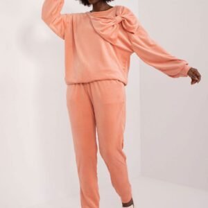 Spodnie Komplet Model DHJ-KMPL-8831.14X Brzoskwinia - Italy Moda