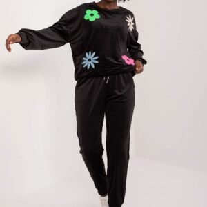 Spodnie Komplet Model DHJ-KMPL-8655.05 Black - Italy Moda