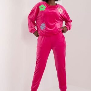Spodnie Komplet Model DHJ-KMPL-8655.05 Fuksja - Italy Moda