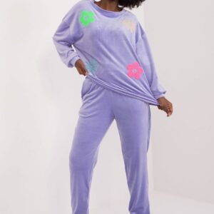 Spodnie Komplet Model DHJ-KMPL-8655.05 Light Violet - Italy Moda