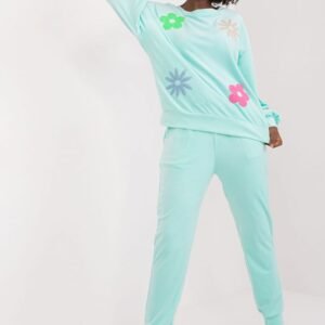 Spodnie Komplet Model DHJ-KMPL-8655.05 Mint - Italy Moda