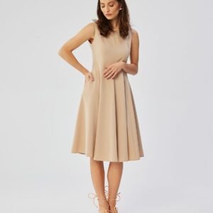 Sukienka Model S358 Beige - Stylove