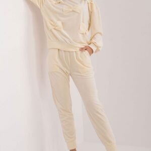 Spodnie Komplet Model DHJ-KMPL-8850.68 Ecru - Italy Moda
