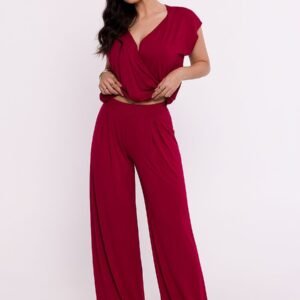 Spodnie Damskie Model B289 Bordo - BeWear