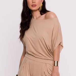 Bluzka Model B287 Cappuccino - BeWear