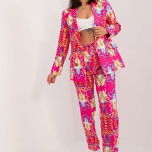 Spodnie Komplet Model DHJ-KMPL-17131.32X Dark Pink - Italy Moda