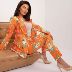 Spodnie Komplet Model DHJ-KMPL-17131.32X Orange - Italy Moda