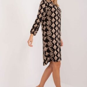 Sukienka Model D73771M30427A Black/Beige - Sublevel