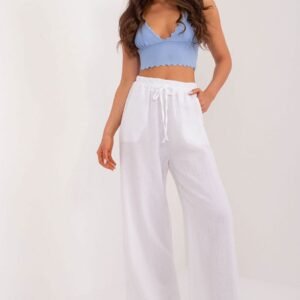 Spodnie Damskie Model DHJ-SP-8229.84 White - Italy Moda