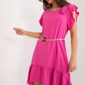 Sukienka Model DHJ-SK-8921.21 Dark Pink - Italy Moda