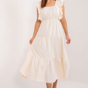 Sukienka Model DHJ-SK-8352.04 Light Beige - Italy Moda