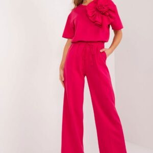 Spodnie Damskie Model LK-SP-509586.39 Fuksja - Lakerta