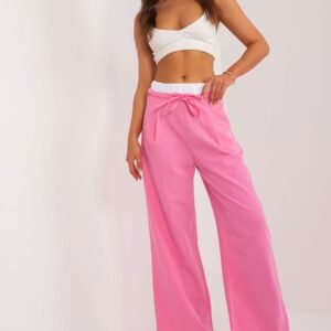 Spodnie Damskie Model DHJ-SP-A7327TRT2.32 Pink - Italy Moda