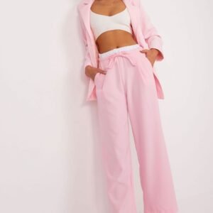 Spodnie Damskie Model DHJ-SP-A7327TR.28 Light Pink - Italy Moda