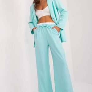 Spodnie Damskie Model DHJ-SP-A7327TR.28 Mint - Italy Moda