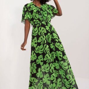 Sukienka Model DHJ-SK-15986.67 Black/Green - Italy Moda