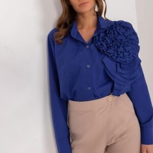 Koszula Damska Model LK-KS-509612.28- Cobalt - Lakerta