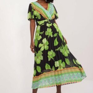 Sukienka Model DHJ-SK-11331-5.19 Black/Green - Italy Moda