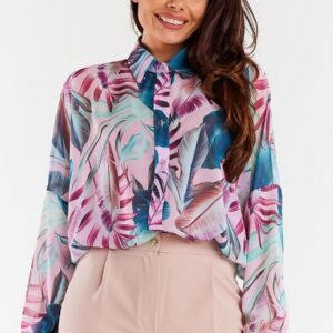 Koszula Damska Model A513 Tropical - awama