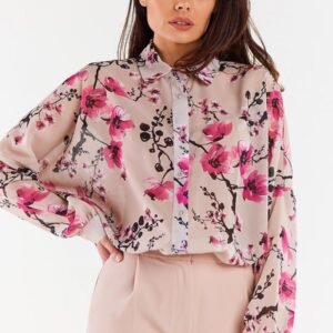 Koszula Damska Model A513 Cherry Flowers - awama