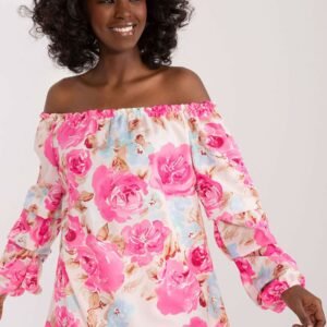 Bluzka Model WN-BZ-8281.23 Pink - Rue Paris