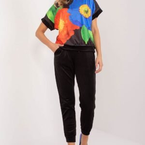 Spodnie Komplet Model DHJ-KMPL-8899-1.04 Black - Rue Paris